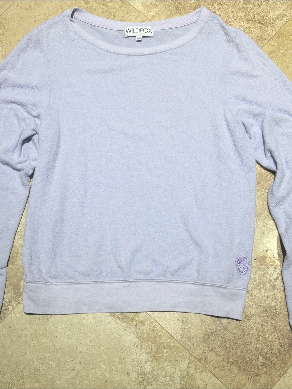 Wildfox Lavender Crewneck Sweatshirt